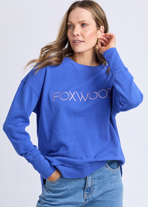  Foxwood Simplified Metallic Crew Blue | Abbey Road Kaikoura