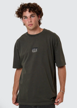 Load image into Gallery viewer, Built to Win Oversize Fit Tee / Oil Green | Abbey Road Kaikoura