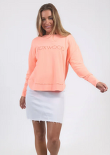 Load image into Gallery viewer, Simplified Crew - Neon Peach | Abbey Road Kaikoura