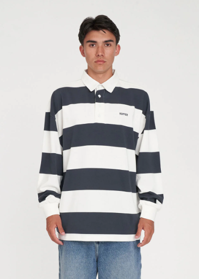 Benson LS Grand Rugby - Asphalt/Chalk | Abbey Road Kaikoura