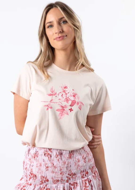 T-Shirt Blush Jolie Ruby Rose | Abbey Road Kaikoura