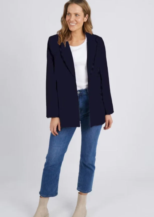 Elm Ingrid Blazer/Dark Saphire|Abbey Road