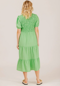 Mi Moso Violet Dress Green|Abbey Road