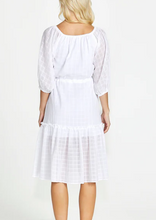 Load image into Gallery viewer, Sass Ruby Tiered Midi Dress /White|Abbey Road