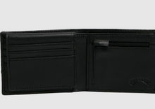 Load image into Gallery viewer, Billabong Dimension 2 in 1 Leather Wallet/ Black|Abbey Road