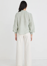 Load image into Gallery viewer, AMONG THE BRAVE Embrace Crinkle LS Top - Sage Green | Abbey Road Kaikoura