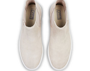 KEDS Platform Chelsea Boot Suede - Taupe | Abbey Road Kaikoura