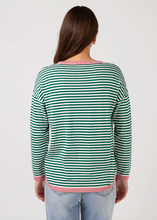 Load image into Gallery viewer, Stella &amp; Gemma/Street Jumper -Emerald Stripe|Abbey Road