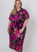 Load image into Gallery viewer, CHARLO | Jet Shirt Dress - Black Floral | Abbey Road Kaikoura