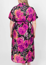 Load image into Gallery viewer, CHARLO | Jet Shirt Dress - Black Floral | Abbey Road Kaikoura