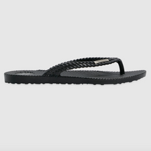 Load image into Gallery viewer, BILLABONG Kick Back Thong - Solid Black/Silver | Abbey Road Kaikoura