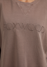 Load image into Gallery viewer, FOXWOOD Simplified Crew - Chocolate Brown | Abbey Road Kaikoura