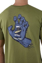 Load image into Gallery viewer, SANTA CRUZ OS Opus Screaming Hand Tee - Olive Green | Abbey Road Kaikoura