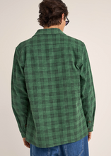 Load image into Gallery viewer, RHYTHM Cord Check Overshirt - Green  Abbey Road Kaikoura