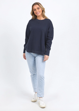 Load image into Gallery viewer, FOXWOOD Delilah Crew - Navy | Abbey Road Kaikoura