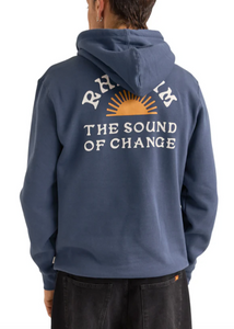 Rhythm\Awake  Fleece Hood -Navy|Abbey Road
