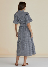 Load image into Gallery viewer, BETTY BASICS Jamilla Dress - Navy Stripe | Abbey Road Kaikoura