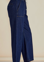 Load image into Gallery viewer, Betty Basics\Drapey Denim Jogger-Sapphire|Abbey Road