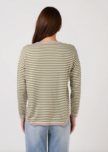 Load image into Gallery viewer, Stella &amp; Gemma/Street Jumper -Olive Stripe|Abbey Road