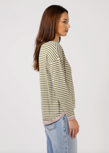 Load image into Gallery viewer, Stella &amp; Gemma/Street Jumper -Olive Stripe|Abbey Road