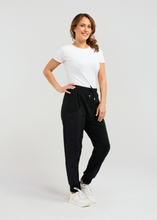 Load image into Gallery viewer, Seduce\Drop Pocket Pant / Black Paisley|Abbey Road