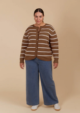 Load image into Gallery viewer, ISLE OF MINE | Juno Stripe Jumper/Cardigan | Abbey Road Kaikoura