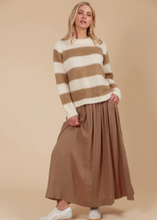 Load image into Gallery viewer, ISLE OF MINE | Pallas Stripe Jumper - Toffee Stripe | Abbey Road Kaikoura