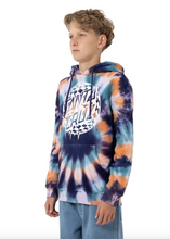 Load image into Gallery viewer, SANTA CRUZ |Check Waste Dot Mono Front Hoodie - Navy Tie Dye | Abbey Road Kaikoura