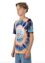 Load image into Gallery viewer, SANTA CRUZ | Check Waste Dot Mono Front SS Tee - Navy Tie Dye | Abbey Road Kaikoura