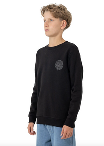 SANTA CRUZ | Check Waste Dot Mono Reflect Sweater - Black | Abbey Road Kaikoura
