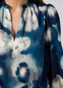 Stella & Gemma\Cecily Top Navy Floral Blur|Abbey Road