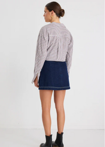 STORIES TO BE TOLD | Launch Denim Mini Skirt Indigo | Abbey Road Kaikoura