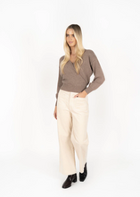 Load image into Gallery viewer, HUMIDITY | Mika Wrap Top - Mocha | Abbey Road Kaikoura