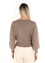 Load image into Gallery viewer, HUMIDITY | Mika Wrap Top - Mocha | Abbey Road Kaikoura