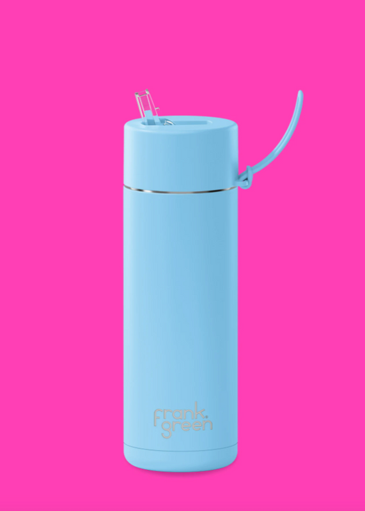 FRANK GREEN | 20oz Ceramic Reusable Bottle Straw Lid | Abbey Road Kaikoura