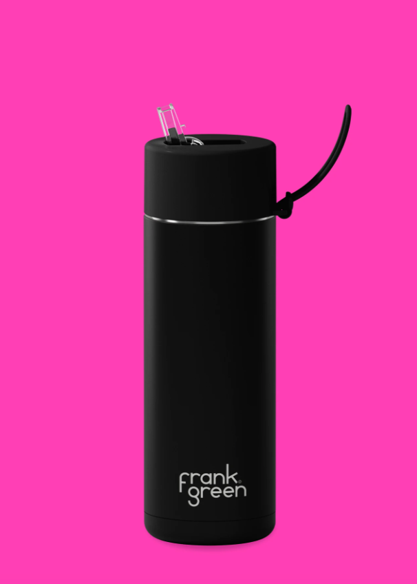 FRANK GREEN | 20oz Ceramic Reusable Bottle Straw Lid | Abbey Road Kaikoura