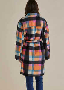 Betty Basics\Ellie Coat - Rainbow Check|Abbey Road