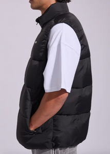 Huffer\Men's Street Puffer Vest /Black|Abbey Road