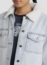Load image into Gallery viewer, RVCA | Roy Sherpa Denim Jacket | Abbey Road Kaikoura