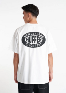 Huffer\Block Tee 220 Homie /Chalk|Abbey Road