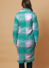 Load image into Gallery viewer, Charlo\Bree Cardigan/ Green Lilac Check|Abbey Road