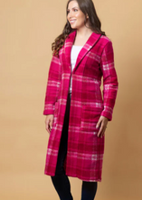 Load image into Gallery viewer, Charlo\Bree Cardigan /Pink Red Check|Abbey Road