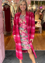 Load image into Gallery viewer, Charlo\Bree Cardigan /Pink Red Check|Abbey Road