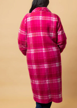 Load image into Gallery viewer, Charlo\Bree Cardigan /Pink Red Check|Abbey Road