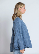 Load image into Gallery viewer, STELLA &amp; GEMMA | Cable Poncho | Abbey Road Kaikoura