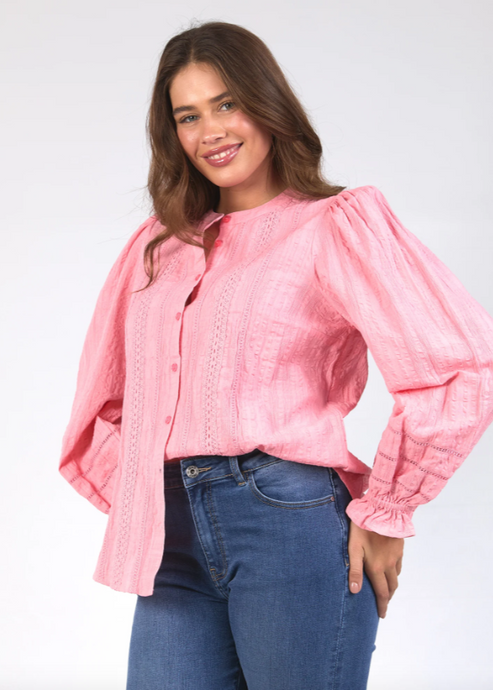 ELM | Fennel Shirt Charm Pink | Abbey Road Kaikoura