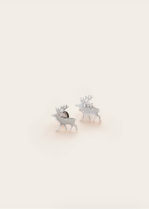 WHISTLE & POP | Hunter Gather Stag Studs Silver | Abbey Road Kaikoura