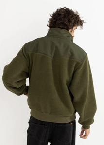 RHYTHM | Pfeiffer Sherpa Fleece - Olive | Abbey Road Kaikoura