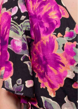 Load image into Gallery viewer, CHARLO | Ariel Wrap Dress - Black Floral | Abbey Road Kaikoura
