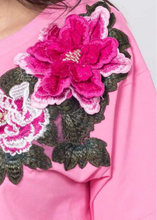 Load image into Gallery viewer, CHARLO | Izzie Flower T-Shirt - Pink | Abbey Road Kaikoura